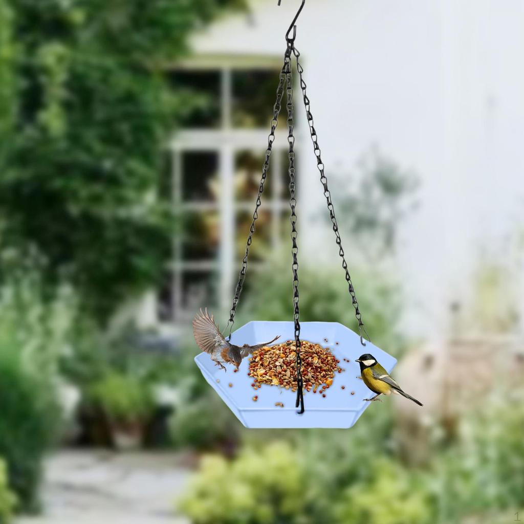 Bird Bath for Garden, Hanging Feeder, Water Bowl