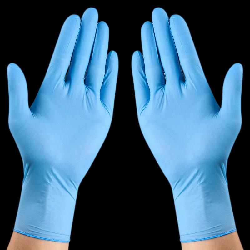 ZISIZ Disposable PVC Transparent Gloves (100 Count)