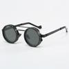 Clarity ND9 Anti-UV Sunglasses 9 Level Dimming Round Adjustable Dimming Glasses Punk Style Retro Outdoor Eyewear Fishing