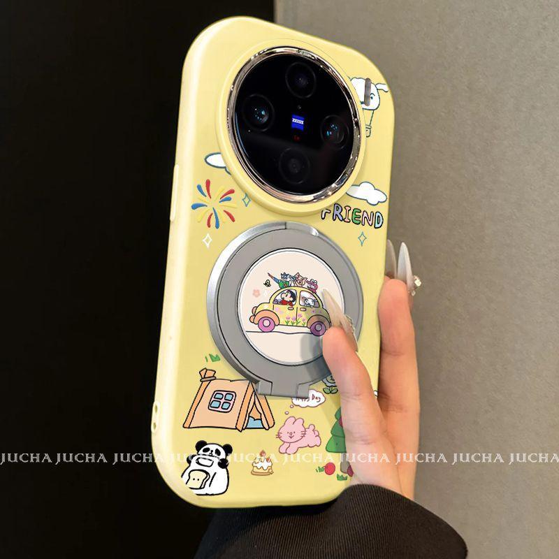 Applicable To Vivox111pro Mobile Phone Case with Bracket X111spro High-end Anti-drop Mobile Phone Case Driving Small New