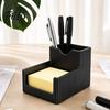 Stabiler Stiftehalter 3D-gedruckter Halter, 2-in-1 Ständer & Klebrige Desktop-Dekoration Notizblöcke Multifunktionaler Organizer für Zuhause Büro Arbeitszimmer Stabil