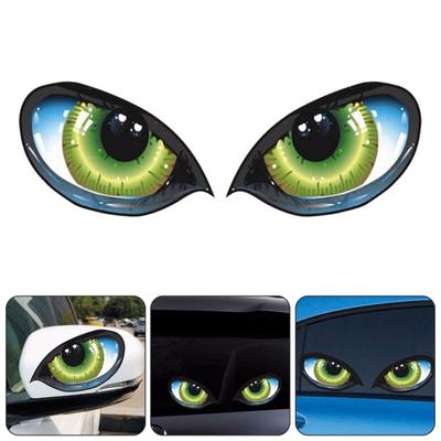 1 paio di adesivi riflettenti autoadesivi per specchietti retrovisori per auto