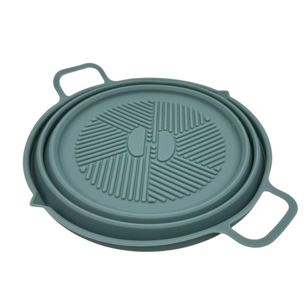SILICONE INSERT FOR FRYER, FOLDABLE, ROUND, 19cm
