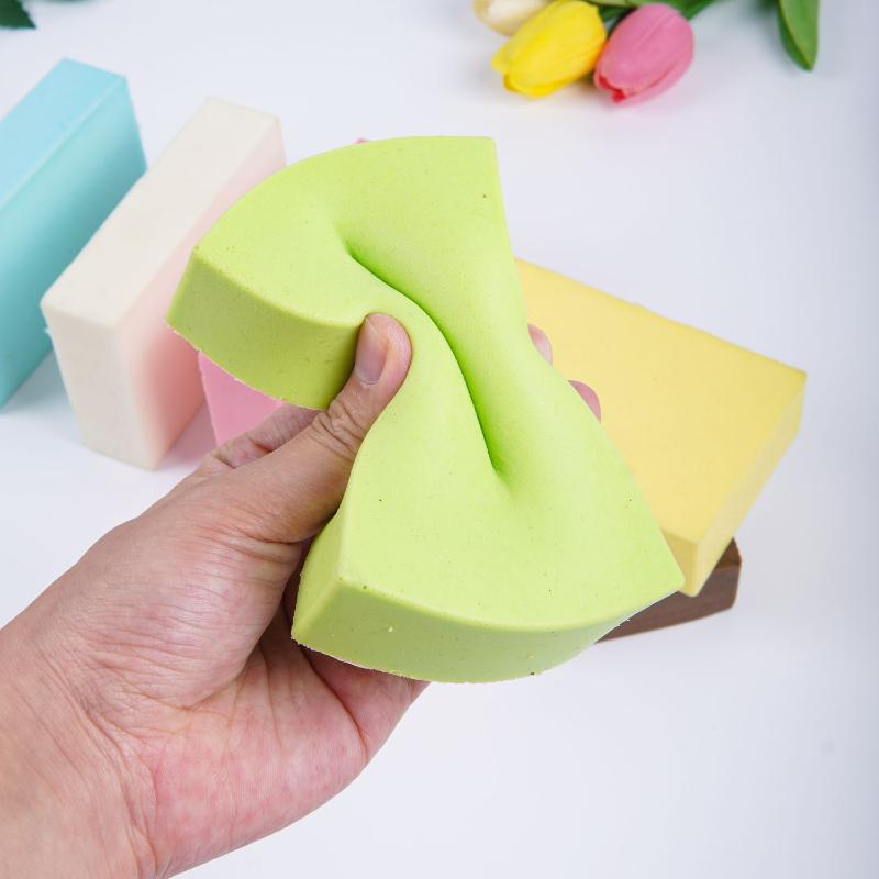 Käseförmige Squishy Fidget Spielzeuge Weich Langsamer Rückprall Helle Farben Zur Stressbewältigung Kinder Spiel Büro Zuhause Tägliche Nutzung