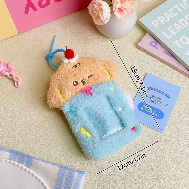 Plush Photocard Holder Cute Photocard Binder 3In Cards Albums For Cards Idol Kpop Cards Protective Case