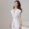 Women's Chic Two-Piece Set: Top & Wide-Leg Shorts