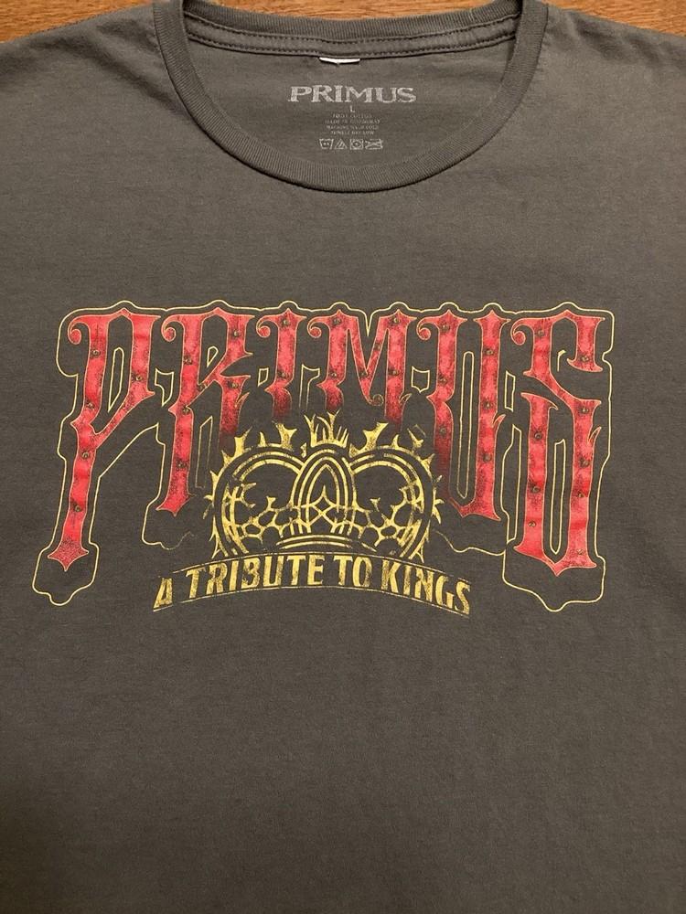 Primus A Tribute To Kings Shirt Size L Gray Rush Les Claypool Unisex T-Shirt L