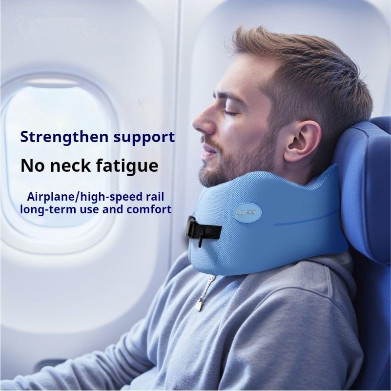 Memory Foam U-shaped Pillow Travel Neck Pillow Soft Comfortable Car Airplane Pillow Office Sleeping Pillow Lunch Break Pillow