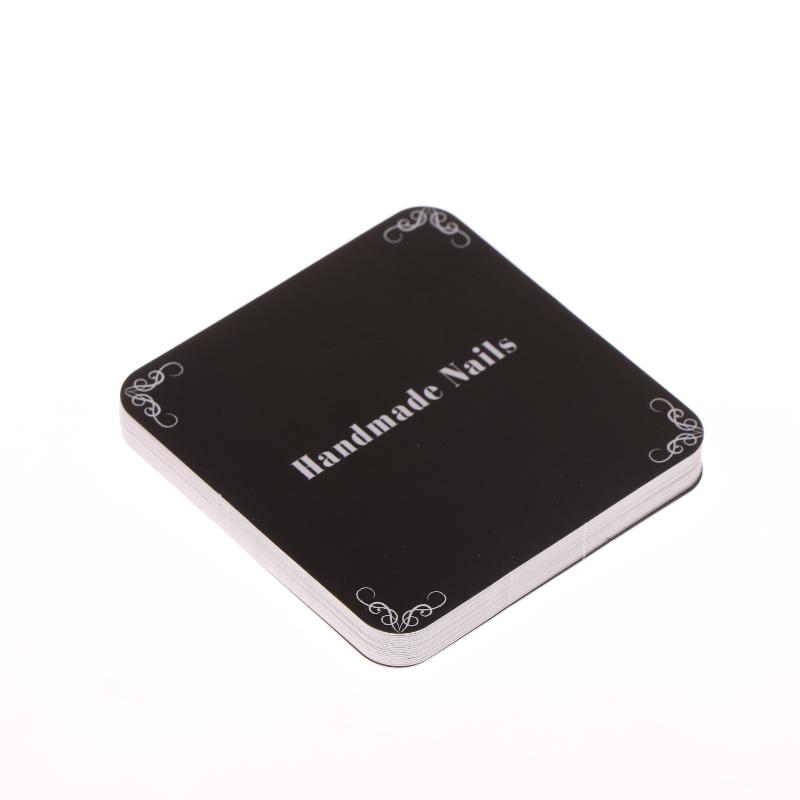 20 Sheets Press On Nail Bottom Flower Pattern Cardboard Photo Prop Handmade False Nail Art Tips Display Show Card Manicure Tools