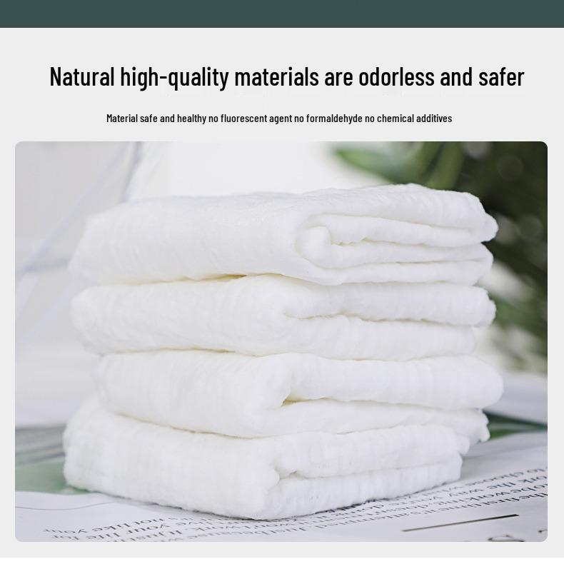20-Piece Pure Cotton Compressed Face Towels - Lint-Free, Absorbent Makeup Remover