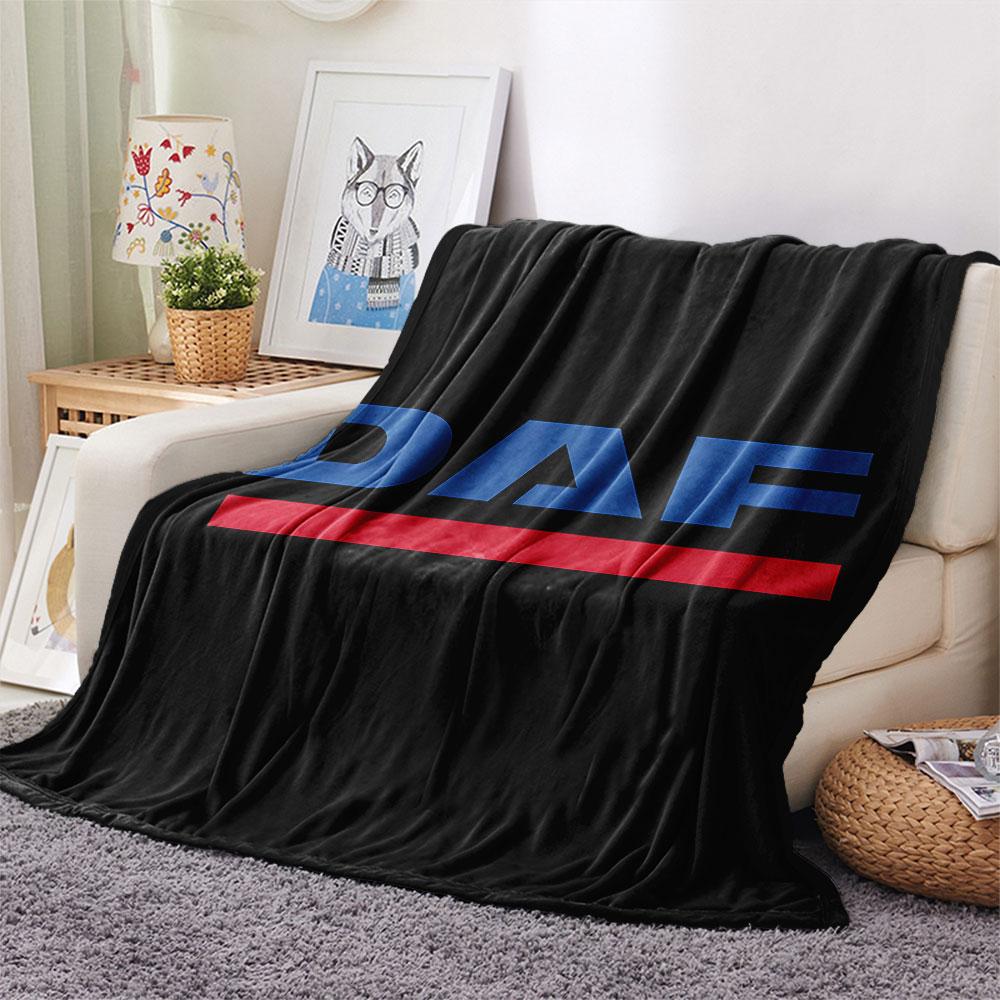 1PC DAF Patterned Flannel Blanket Suitable For All Seasons for Home Decor Warmth and Comfort Gifts Holiday Present