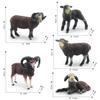 Authentic Black Sheep And Lamb Model Toys For Kids Fun Farm Animal Exploration