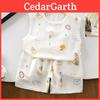 Cartoon Baby Ärmelloses T-Shirt Shorts Set Sommer Leicht Kleidung für Kleinkinder Für 1 bis 3 Jahre