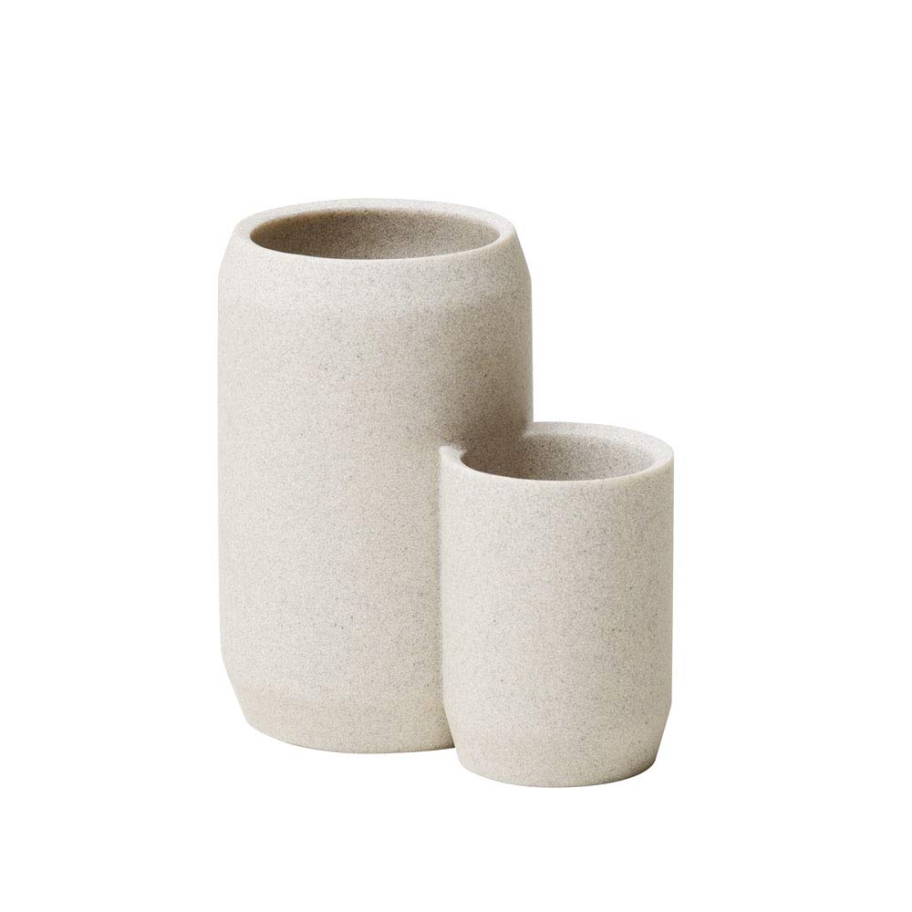 ideaco Tool Stand, Small Item Storage, Stone Sand White, COMBO