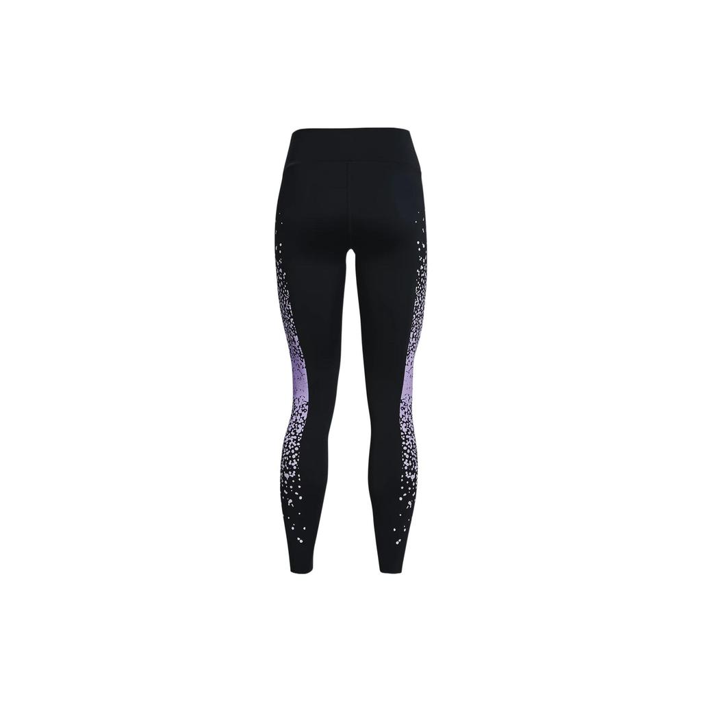 Under Armour Splatter Print Training Fitness Leggings Women Bottoms Black 1365283-001
