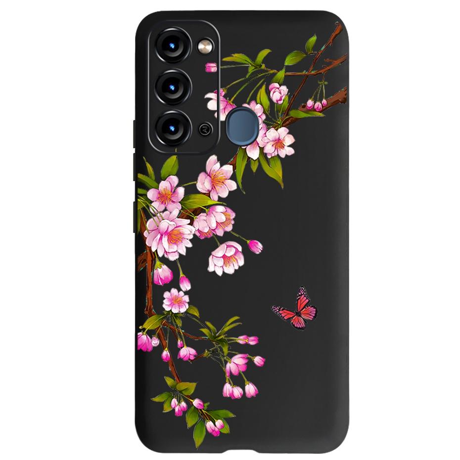 For ITEL Vision 3 Case Fashion Cat Sunflower Phone Cases For Itel S17 S 17 S661W Soft TPU Black Silicone Cover Vision3 Bumper