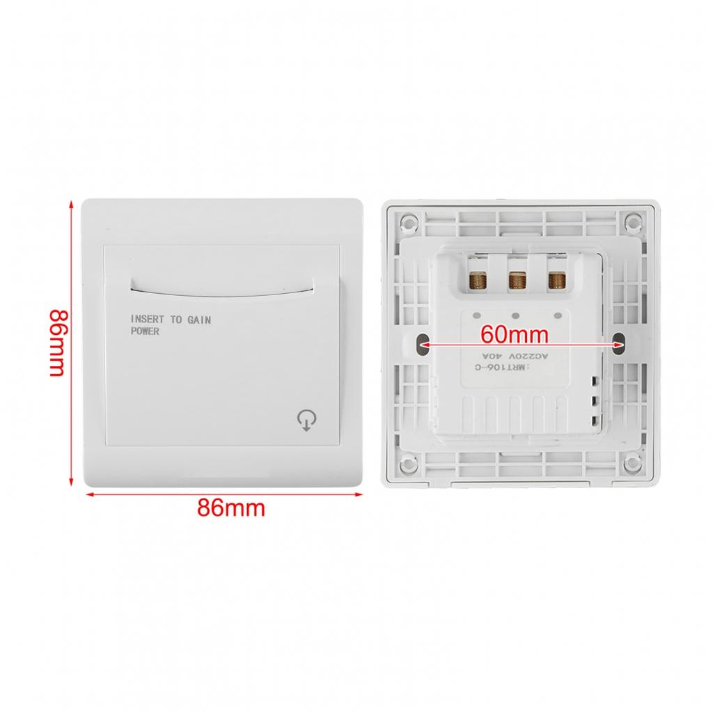 Electric Power Card Switch Flame Retardant Business Indoor High Quality