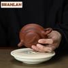 200ml Vintage Yixing Purple Clay Teapots Handmade Line Circle Pot Raw Ore Clear Water Mud Kettle Zisha Teaset Tea Services Craft
