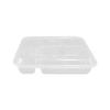 Einweg-Mahlzeitvorbereitungsbehälter mit 5 Fächern und Deckeln, 700 ml, 150 Sets