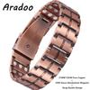 Premium Copper Bracelet for Men with Grid Pattern Design Magnetic Wristband Jewelry Gifts