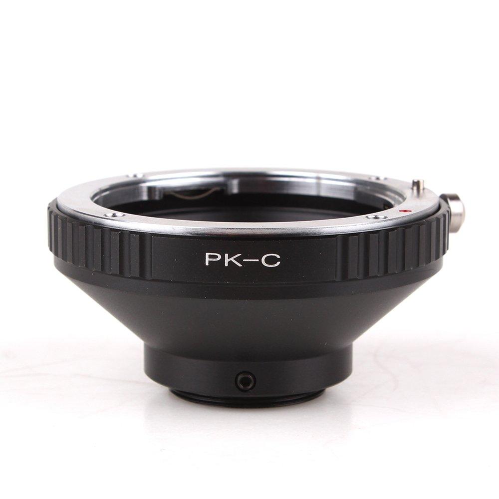 Pixco Lens Adapter for Pentax K Mount Lenses to 16mm C Film Mount Cameras Film Mount (Pentax-C Camera)