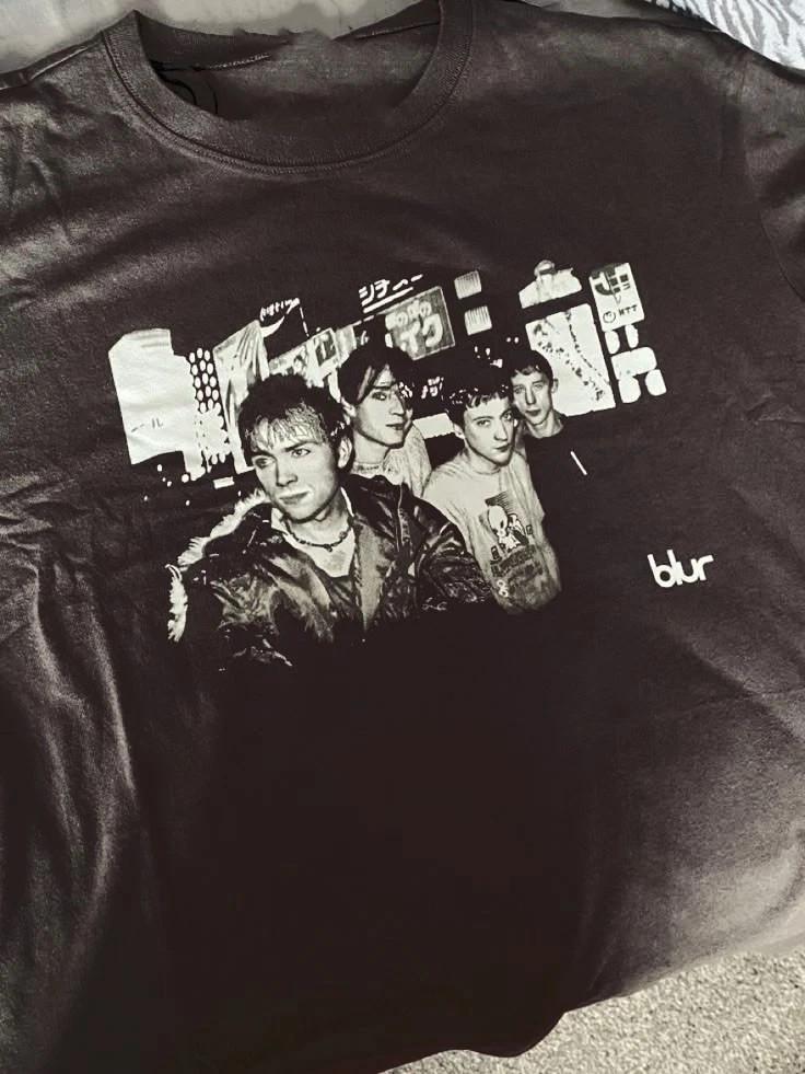 

Коллекция Blur Концертный тур Heavy Cotton Черный S-5XL Футболка UR813 Унисекс Футболка XXXL