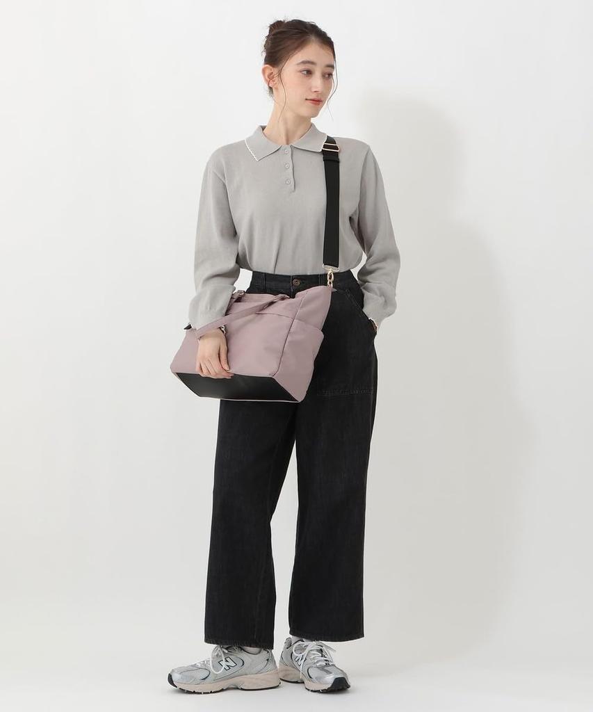 Afternoon Tea Living JR86 3-Way Tote Bag, Water-Repellent, Pink Beige