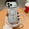 Tempered film with lens with lanyard Magnetic Case For iPhone 17 ProMax 17Pro Air Magsafe Wireless Charge Armor Shockproof Cover