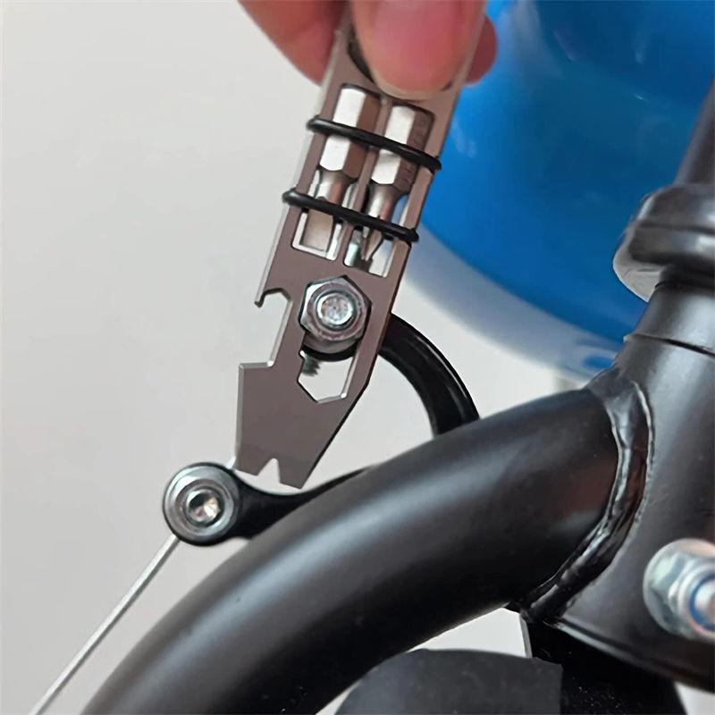 Bară de levier din oțel inoxidabil EDC Multi-unelte Compact Versatil Instrument de buzunar bară de levier Unelte GZW