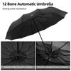 Folding Automatic Umbrella Rain Car Large Business 3Folding Umbrellas For Ford F150 Focus Ranger Fiesta Transit Mustang Mondeo MK2 MK3 Fusion