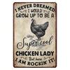 Vintage Metal Tin Sign Retro Wall Art Poster Home Decor