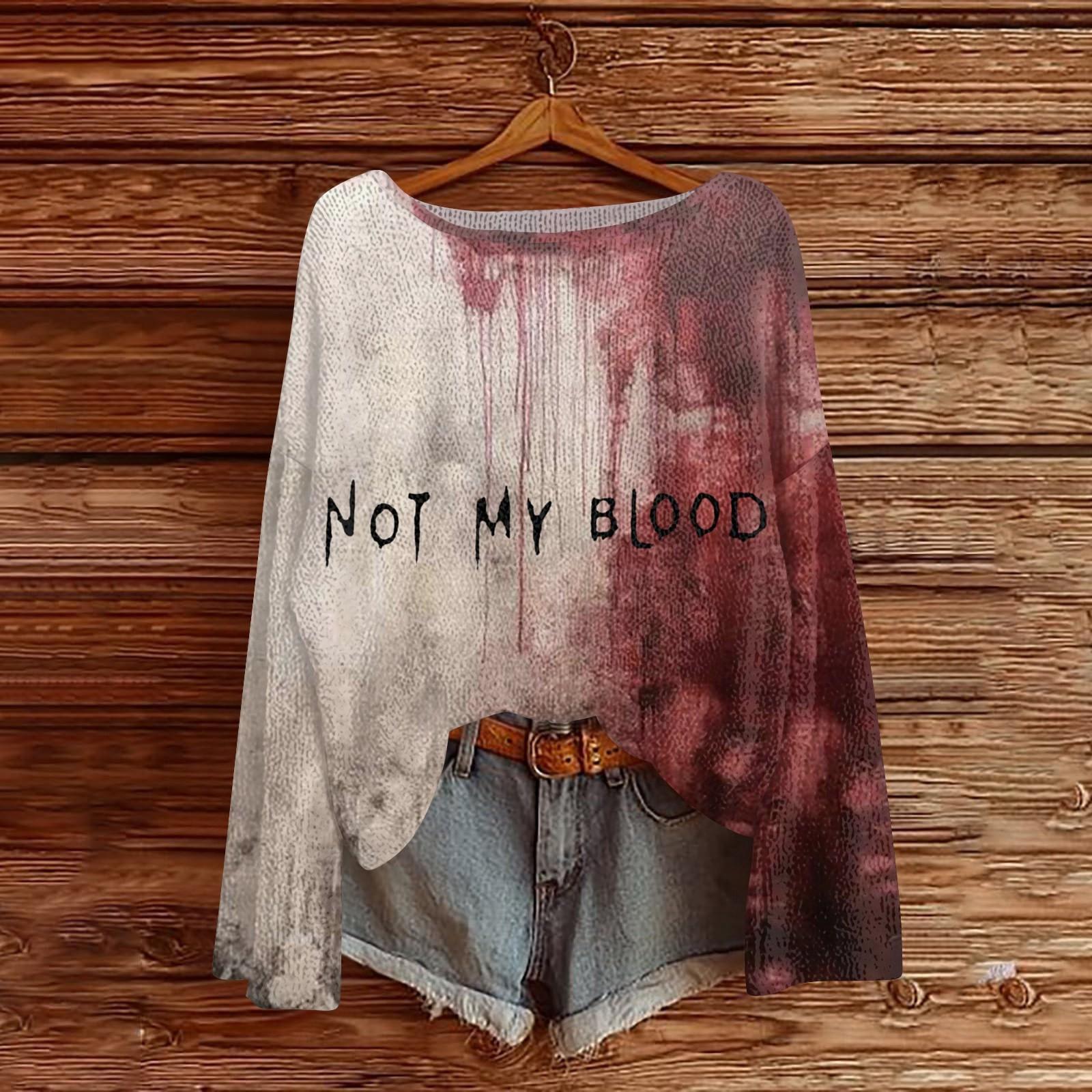 

Свитшоты на Хэллоуин для женщин, вязаный свитер, милая рубашка, осенний свитер с круглым вырезом, топы S винный