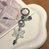 Y2K Schneeflocken-Anhänger Schlüsselanhänger Süßer Girly Schlüsselanhänger Handyband Auto-Schlüsselanhänger für Mädchen Taschenanhänger Geschenk