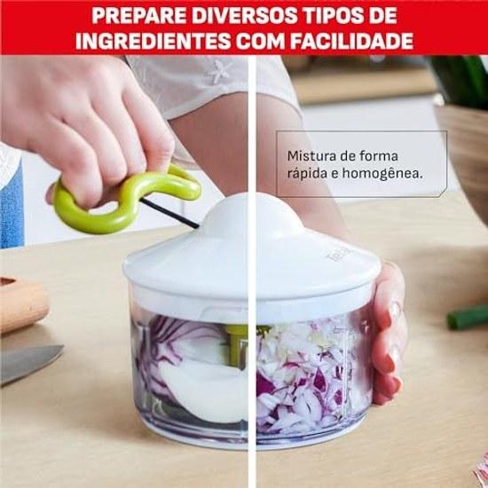 Tefal Handmatige Hakmolen 500ml Wasbaar Deksel Handige Neo Uniek Dubbel Draaiend Mes K13704