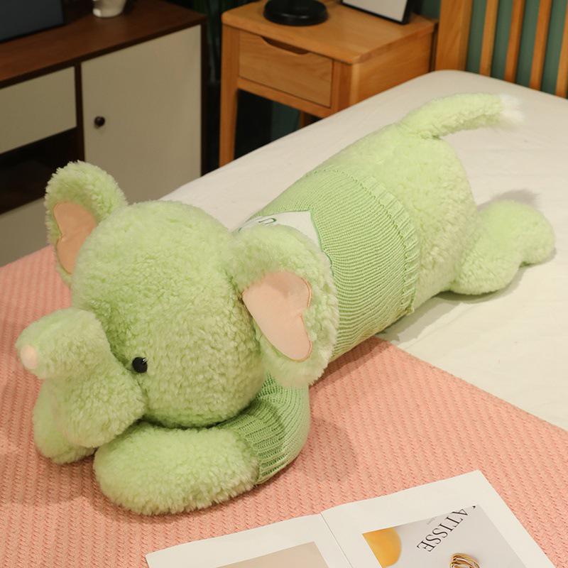 

Cuddly Baby Lying Plush Toy Pillow - Birthday Gift for Girls 90 cm белый