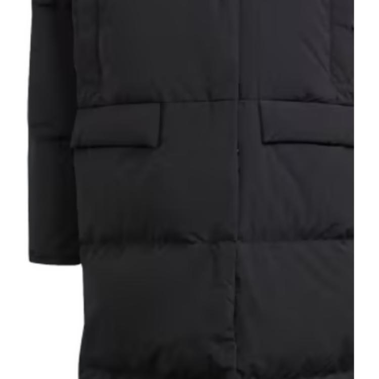 adidas 530 Plain Long Sleeve Hooded Down Jacket Women Jacket Black IK3159