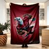 Manly Warringah Sea Eagles Print Blanket - Soft & Comfortable, for Bedroom, Travel, Sofa, Home Decoration - Birthday Christmas Gift for Friend