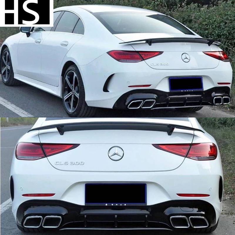 RT Style Carbon Fiber Rear Wing Spoiler for 2018-2022 Mercedes-Benz CLS W257