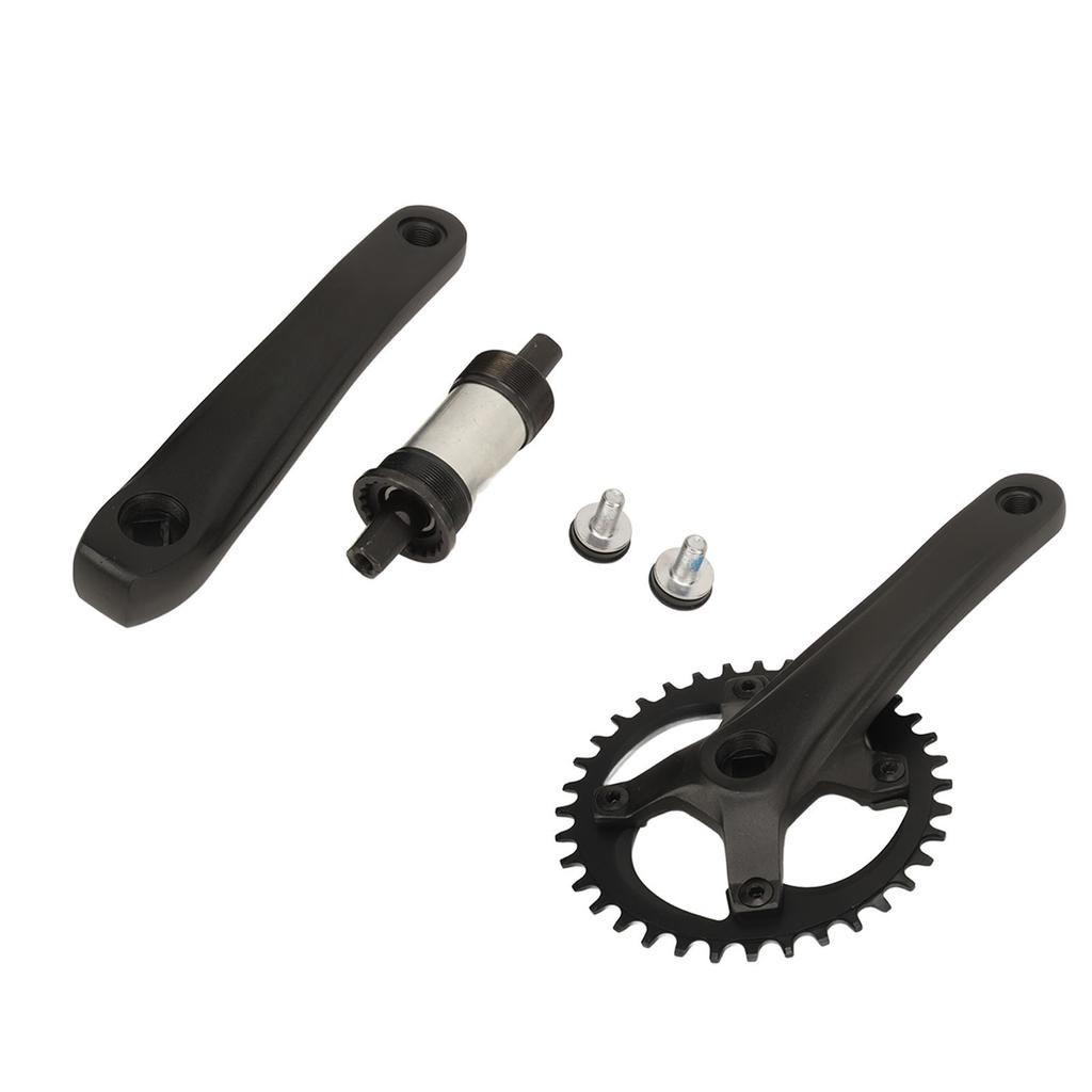 Kľuky na horský bicykel 104 mm BCD štvorhranné kužeľové kľuky 36T Pozitívna záporná reťaz s jedným kotúčom 7?12
