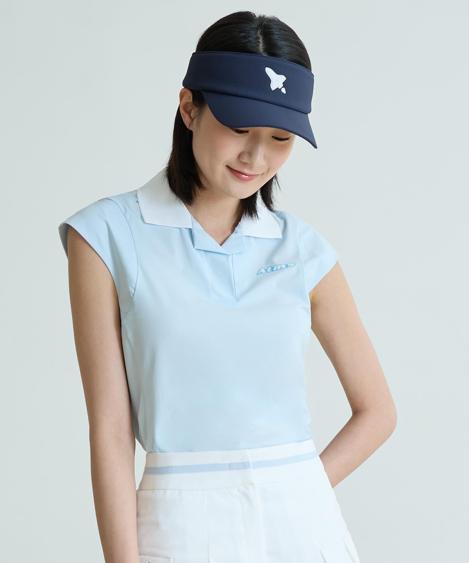 Antomas Cooling Tricot Cap Sleeve T-Shirt Women S - Sky Blue S