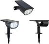 Solar Garden Spike Light - - G2603 - 300 Lumens Double Lighting (Applique Option) - Presence Detector