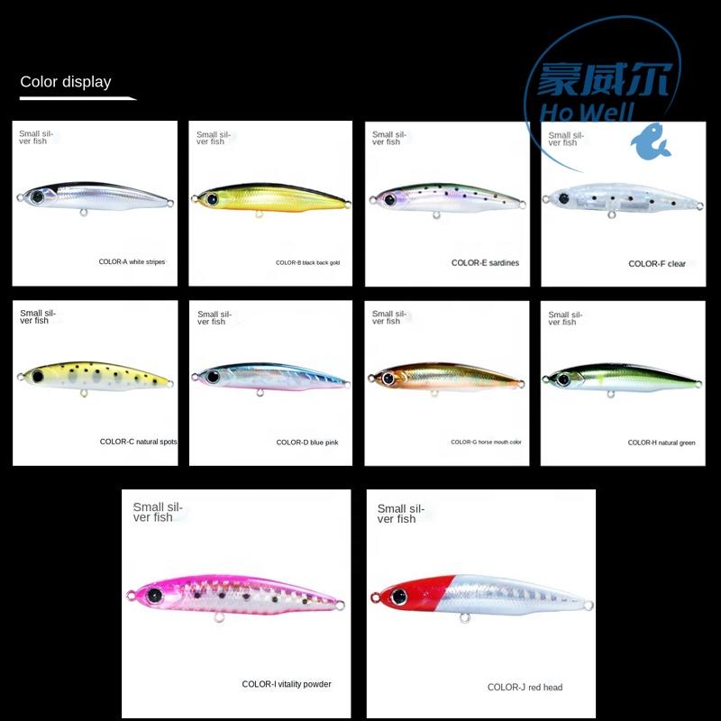 65mm 2.56in 5.4g Custom Pencil Lure Submerged Stickbaits Pencil Lure Mini Sinking Stick Bait Hard Fishing Lure