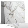 Set of Vinyl Tiles with Pattern Self-Adhesive for the Bedroom Elegant Marble Pattern 20x20x20 cm