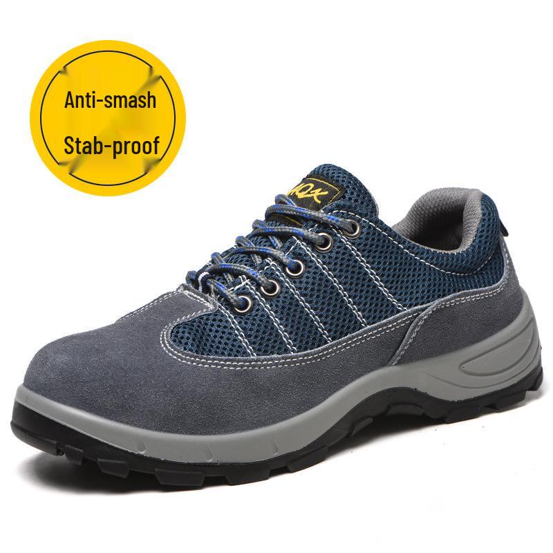Summer Breathable Safety Shoes: Anti-Smash, Anti-Puncture, Anti-Slip.
