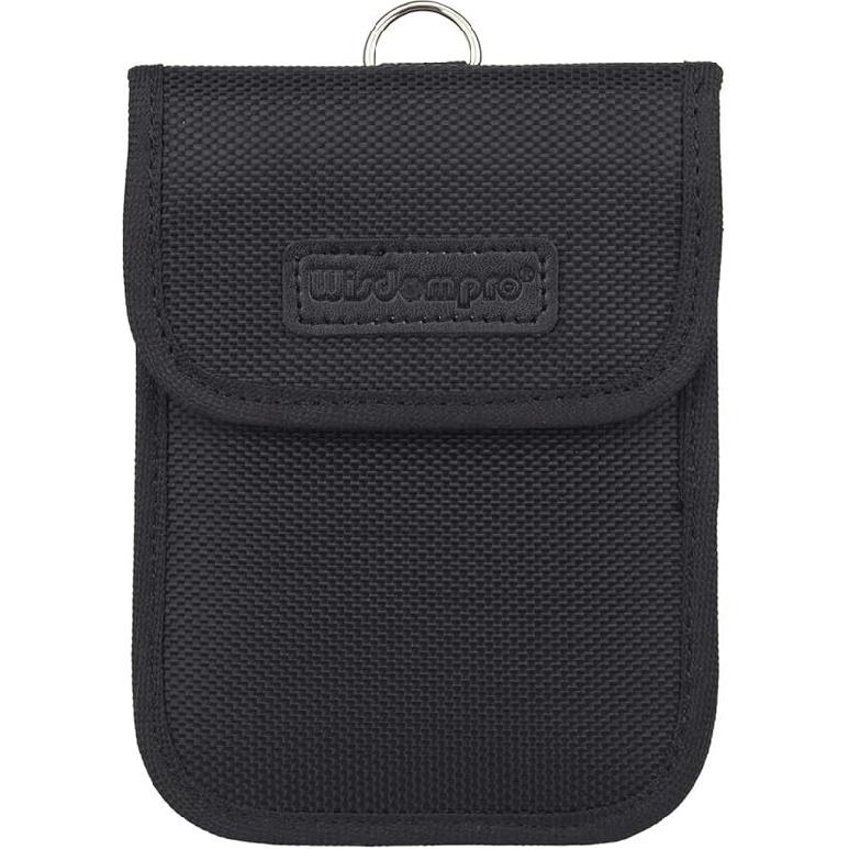 Wisdompro RFID Key FOB Protector for Car Key Signal Blocking, WP4697 Faraday Bag for Anti-Hacking, Anti-Theft Pouch