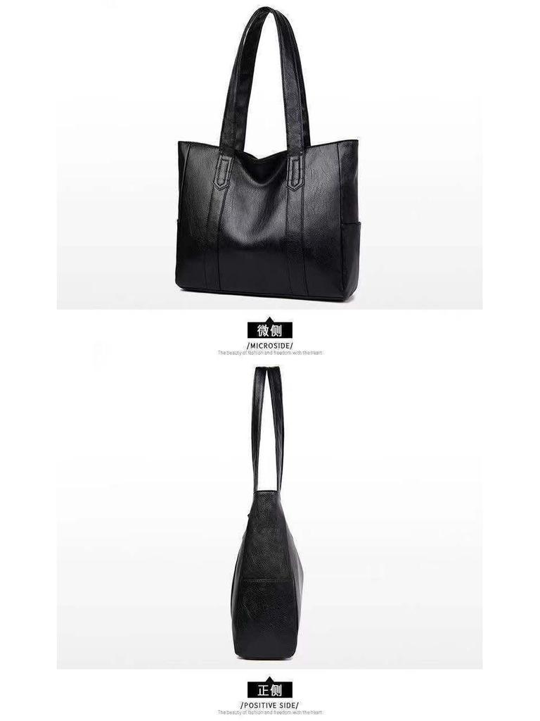 2024 Autumn Women's Large Versatile Korean Style Tote & Shoulder Bag