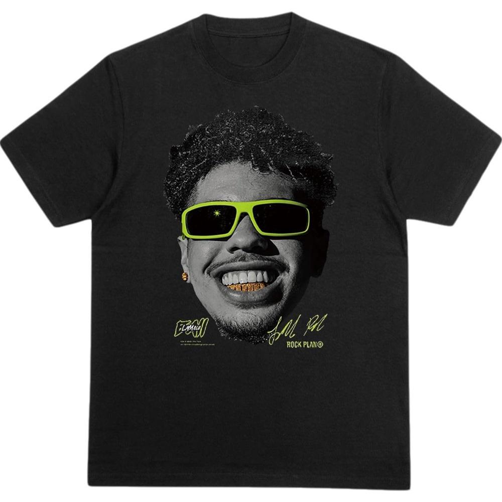 Novelty Men s T Shirts Custom t Shirts Lamelo Ball Printed Designs Cotton Blend L чёрный