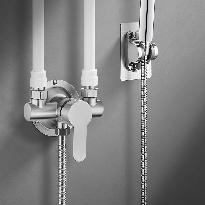 Single Handle Shower Mixer Tap 304 Stainless Steel Bathroom Faucets Wall Mounted Hot and Cold Faucet Shower Accessories