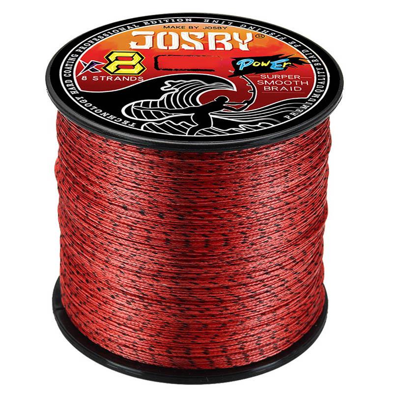 8X Japan Braided Polyethylene Fishing Line - Multi-Filament, Speckled, 100M/300M/500M for Fly, Sea, Saltwater, & Freshwater