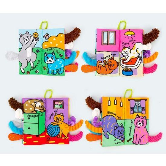 Jollybaby 3D Tail Cloth Book - Kitty Tails